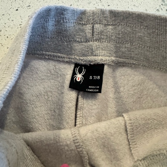 Spyder Gray Kids SweatPants - Picture 3 of 4